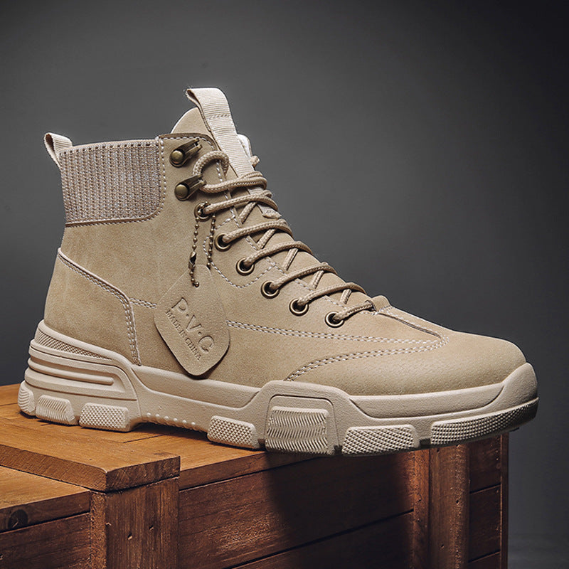 Discover the Ultimate in Style and Comfort with High-top Martin Leather Boots